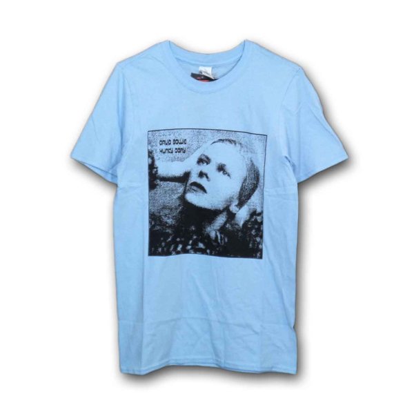 画像1: David Bowie Tシャツ デヴィッド・ボウイ Hunky Dory Light Blue (1)