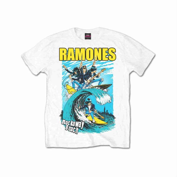 画像1: Ramones バンドTシャツ ラモーンズ Rockaway Beach (1)