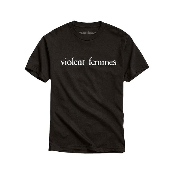画像1: Violent Femmes バンドTシャツ ヴァイオレント・ファムズ White Logo (1)