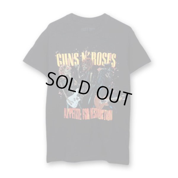 画像1: Guns N' Roses バンドTシャツ ガンズ・アンド・ローゼス Appetite For (1)