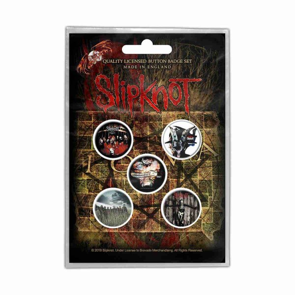 画像1: Slipknot バッジ5個セット スリップノット Albums (1)