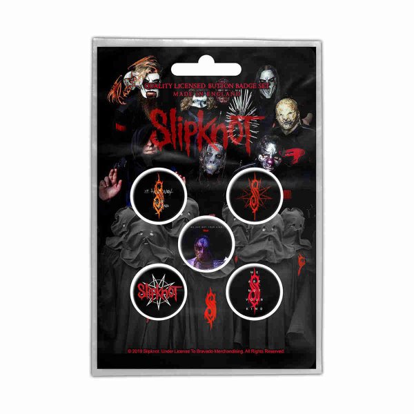 画像1: Slipknot バッジ5個セット スリップノット We Are Not (1)