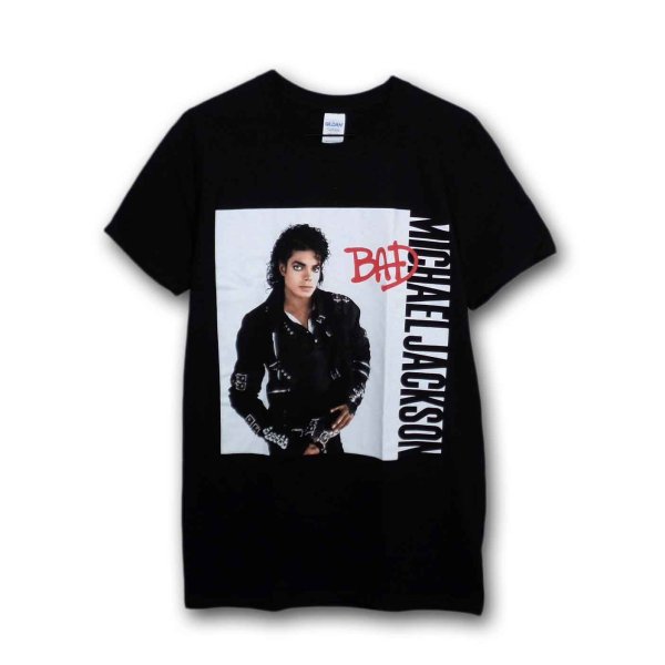 画像1: Michael Jackson Tシャツ マイケル・ジャクソン Bad BLACK (1)