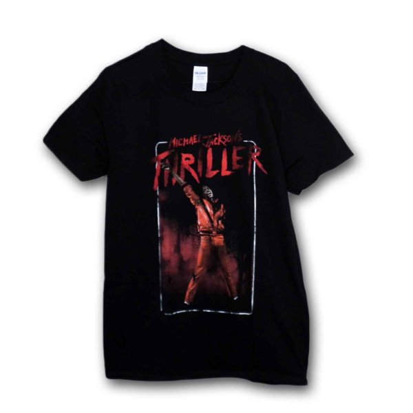 画像1: Michael Jackson Tシャツ マイケル・ジャクソン Thriller Red (1)