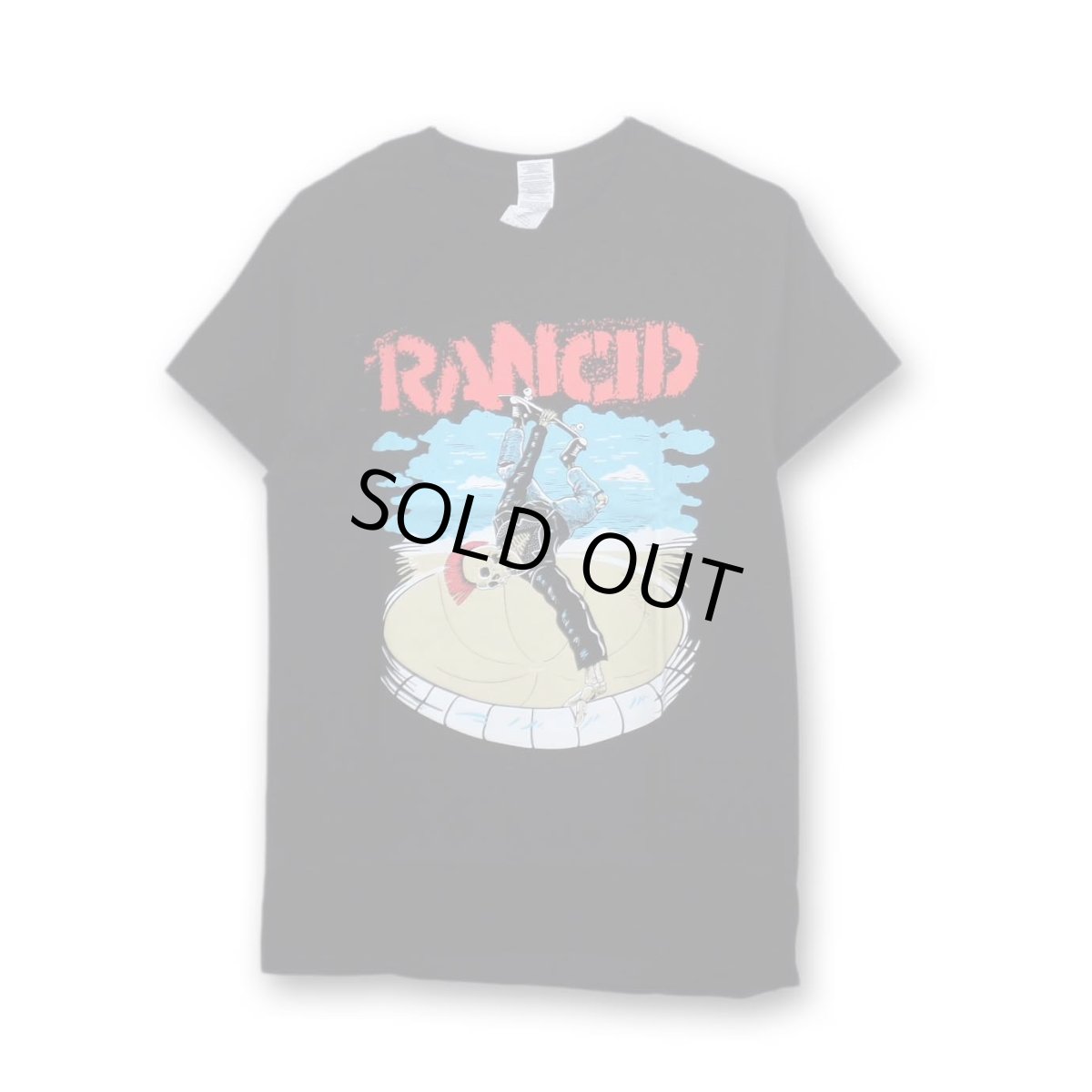 画像1: Rancid バンドTシャツ ランシド Skate Skele-tim (1)