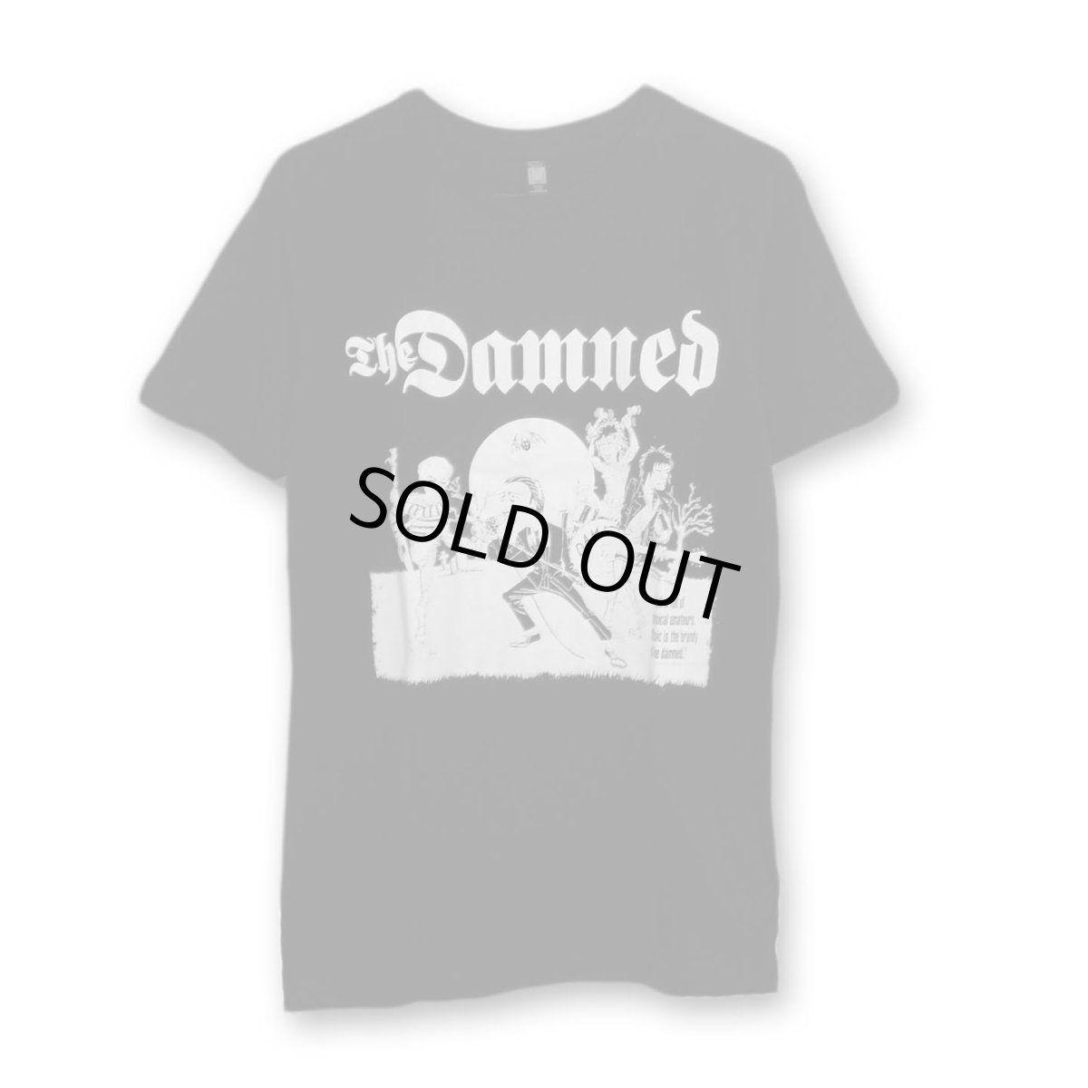 画像1: The Damned バンドTシャツ ザ・ダムド Cartoon (1)
