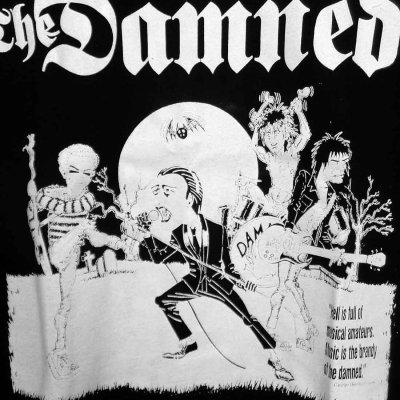 画像1: The Damned バンドTシャツ ザ・ダムド Cartoon