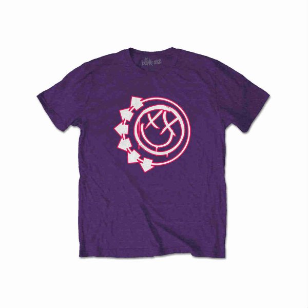 画像1: Blink-182 バンドTシャツ ブリンク182 Six Arrow Smiley (1)