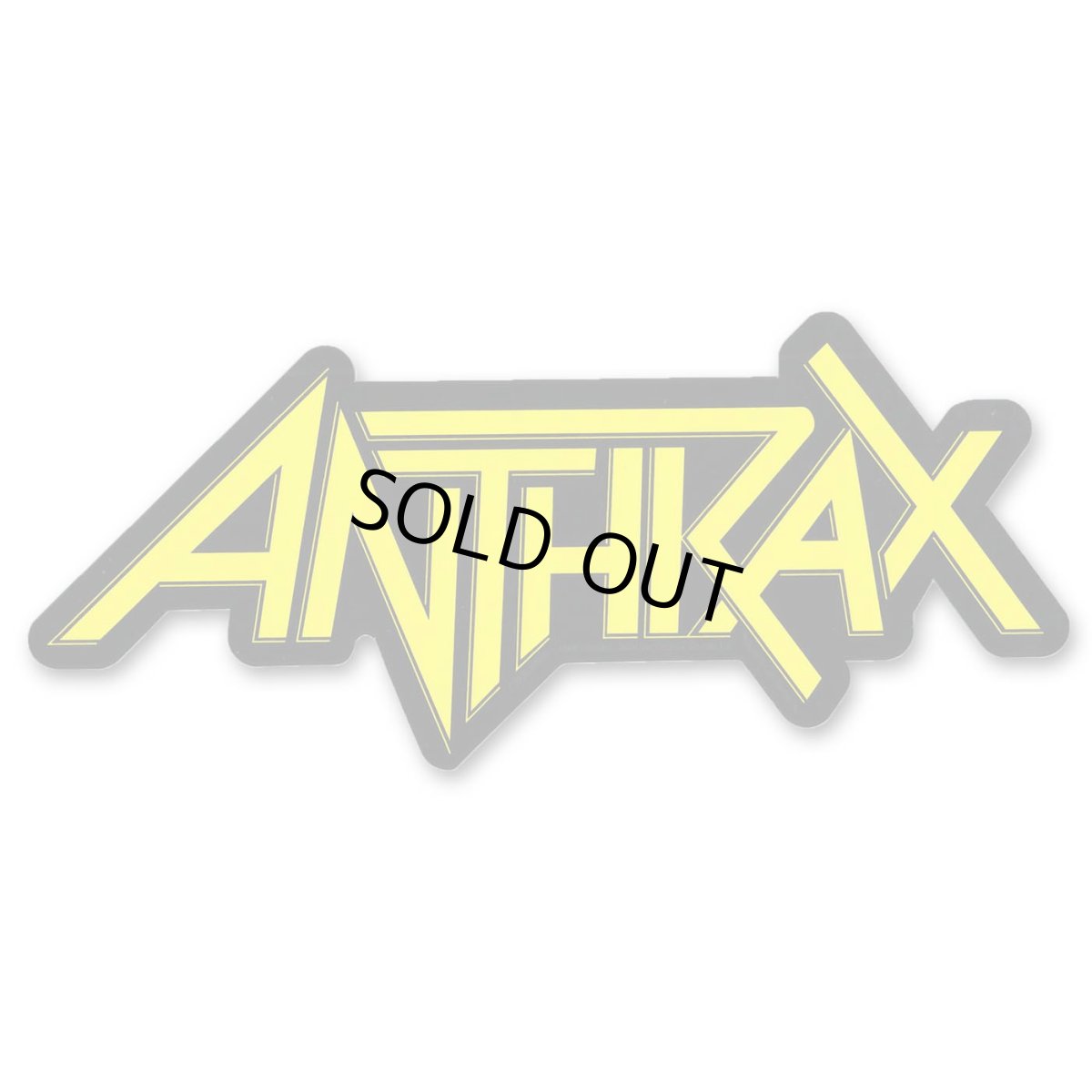 画像1: Anthrax ステッカー アンスラックス Yellow Logo (1)