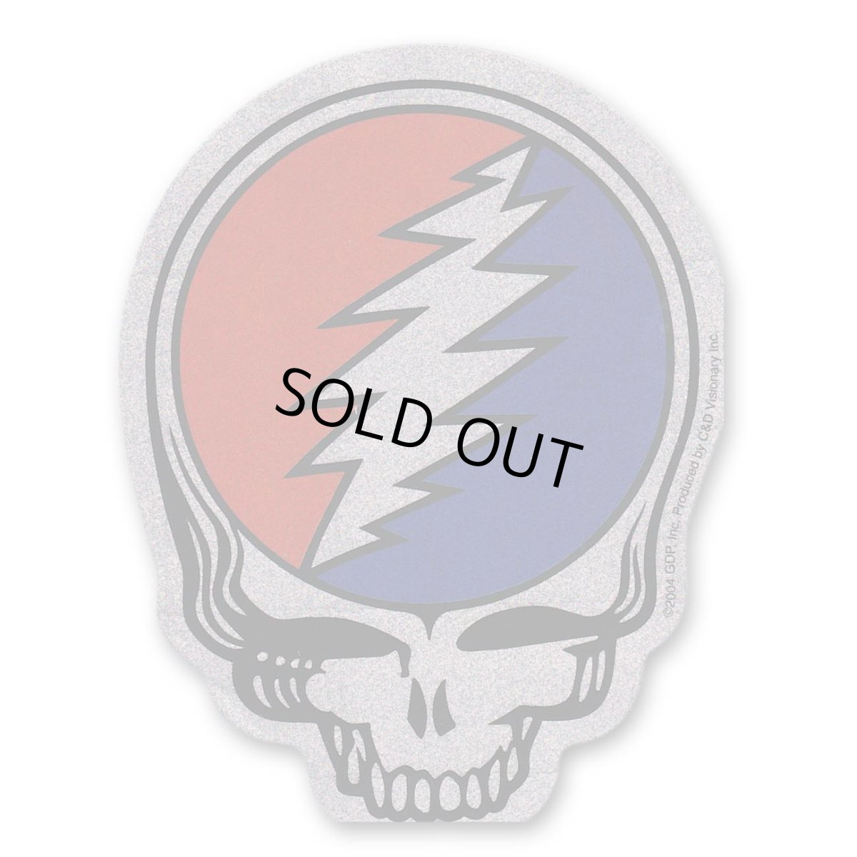 画像1: Grateful Dead ラメステッカー グレイトフル・デッド Syf Face Glitter (1)