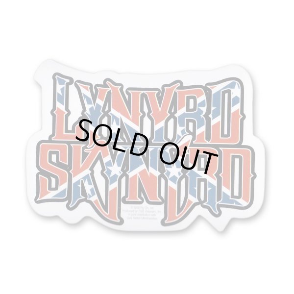 画像1: Lynyrd Skynyrd ステッカー レイナード・スキナード Flag Logo (1)