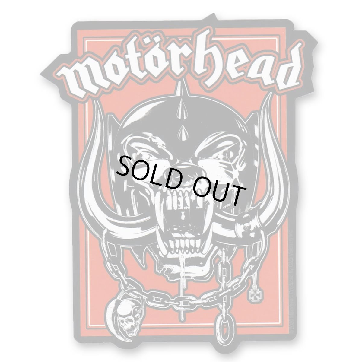 画像1: Motorhead ステッカー モーターヘッド Warpig In Red (1)