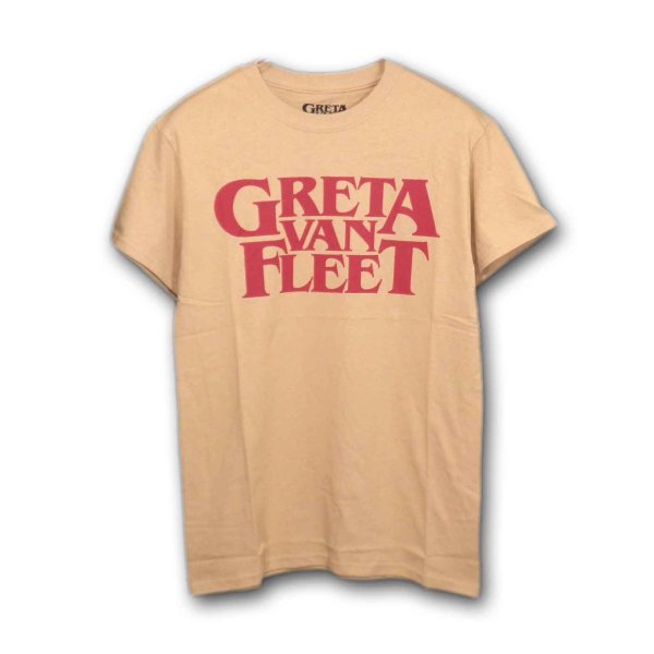 画像1: Greta Van Fleet バンドTシャツ グレタ・ヴァン・フリート Logo MUSTARD (1)