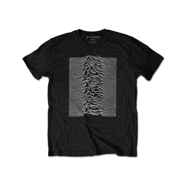 画像1: Joy Division バンドTシャツ ジョイ・ディヴィジョン Unknown Pleasures Front&Back [Back Print] (1)