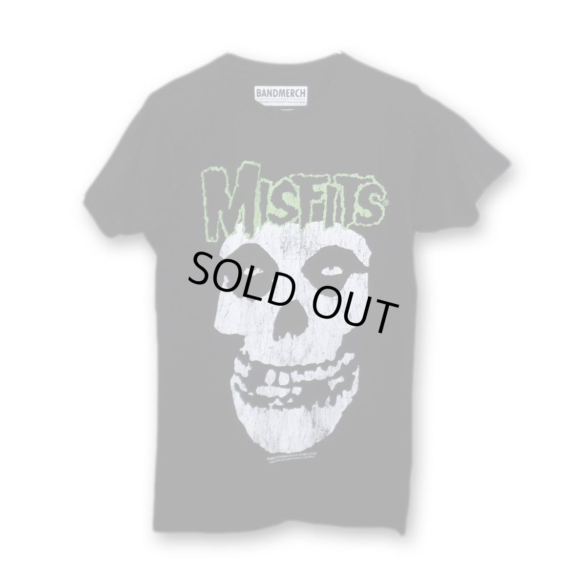 画像1: The Misfits バンドTシャツ ミスフィッツ Vintage Skull (1)