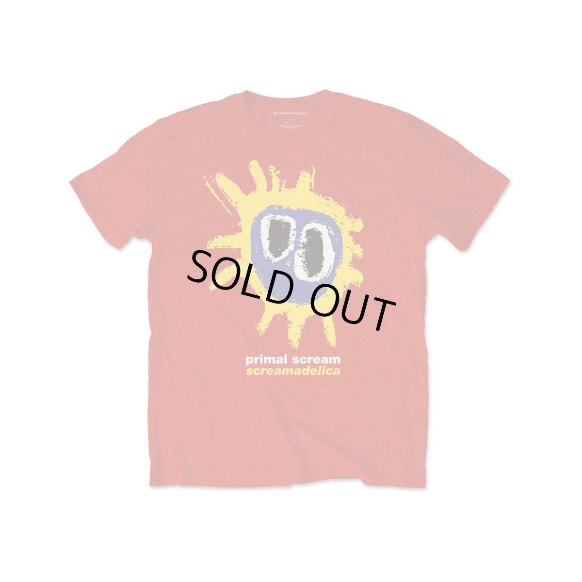 画像1: Primal Scream バンドTシャツ プライマル・スクリーム Screamadelica RED (1)