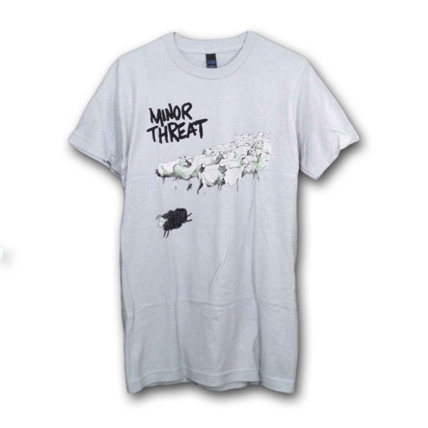 画像1: Minor Threat バンドTシャツ マイナー・スレット Out Of Step GRAY (1)