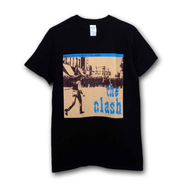 画像1: The Clash バンドTシャツ ザ・クラッシュ Black Market Clash BLACK (1)