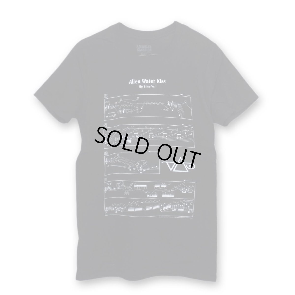 画像1: Steve Vai Tシャツ スティーヴ・ヴァイ Alien Water Kiss (1)