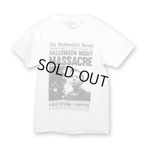 画像1: Halloween ムービーTシャツ ハロウィン Haddonfield Herald (1)