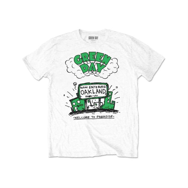 画像1: Green Day バンドTシャツ グリーン・デイ Welcome To Paradise (1)