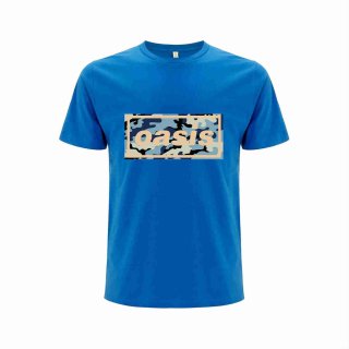 Oasis バンドTシャツ オアシス Camo Logo NAVY - バンドTシャツの通販