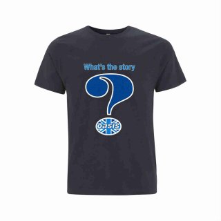 Oasis バンドTシャツ オアシス Live Forever Single NAVY - バンドT