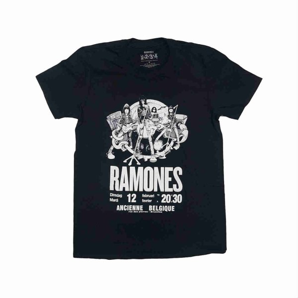 画像1: Ramones バンドTシャツ ラモーンズ Belgique (1)