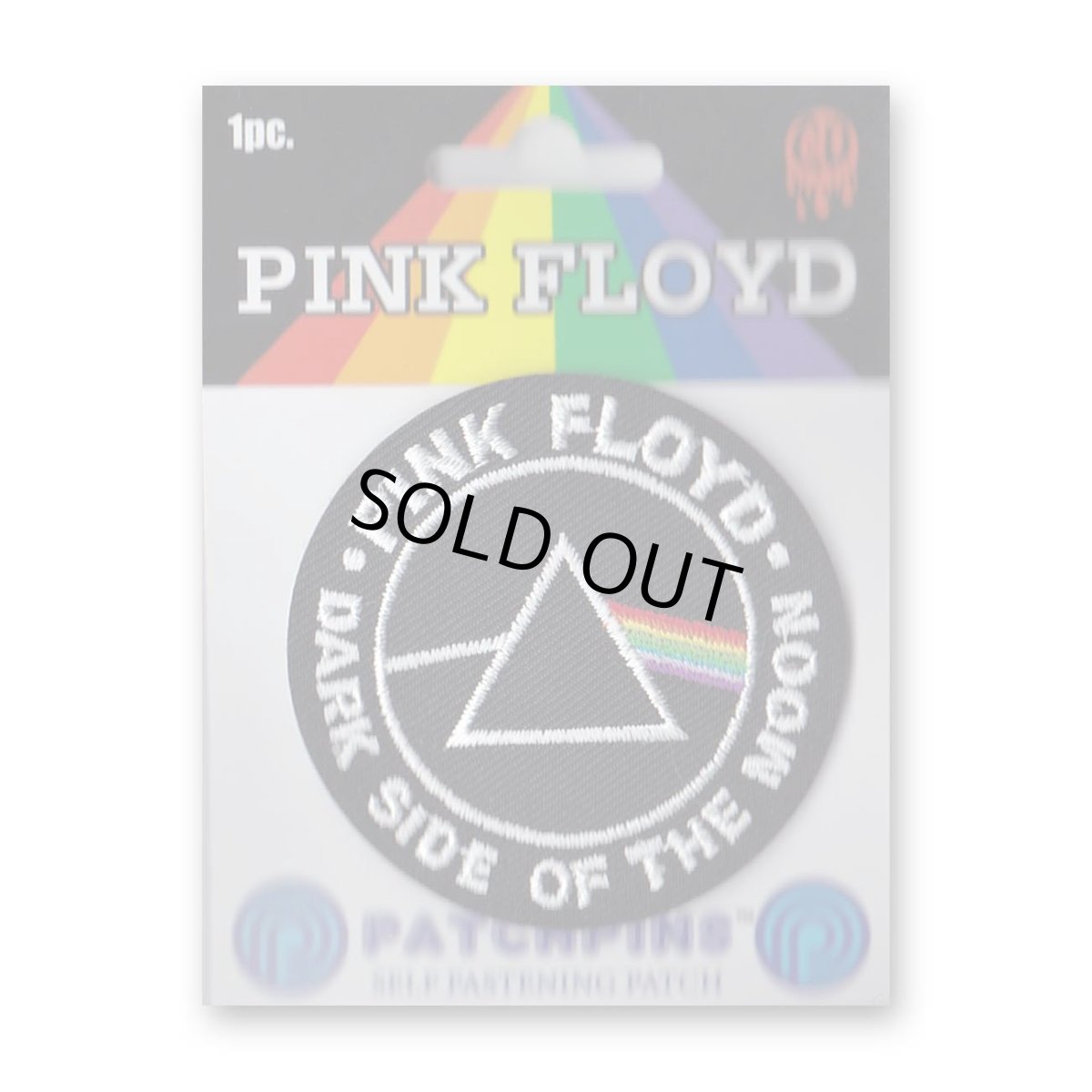 画像1: Pink Floyd パッチピンズ ピンク・フロイド Dark Side バッジ ワッペン (1)