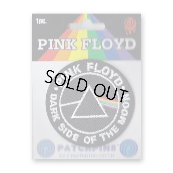 画像1: Pink Floyd パッチピンズ ピンク・フロイド Dark Side バッジ ワッペン (1)