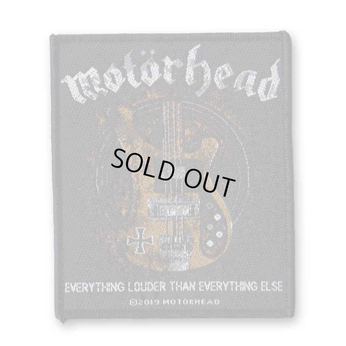 画像1: Motorhead パッチ／ワッペン モーターヘッド Lemmy's Bass (1)
