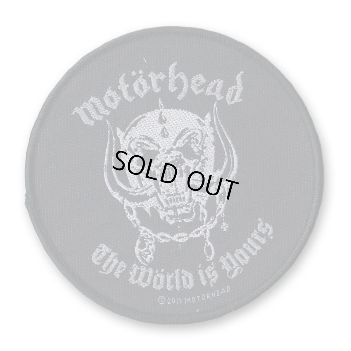 画像1: Motorhead パッチ／ワッペン モーターヘッド The World Is Yours (1)