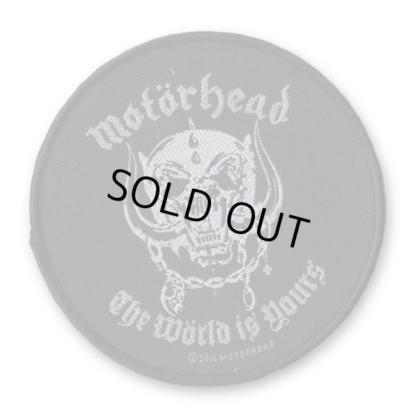 画像1: Motorhead パッチ／ワッペン モーターヘッド The World Is Yours (1)