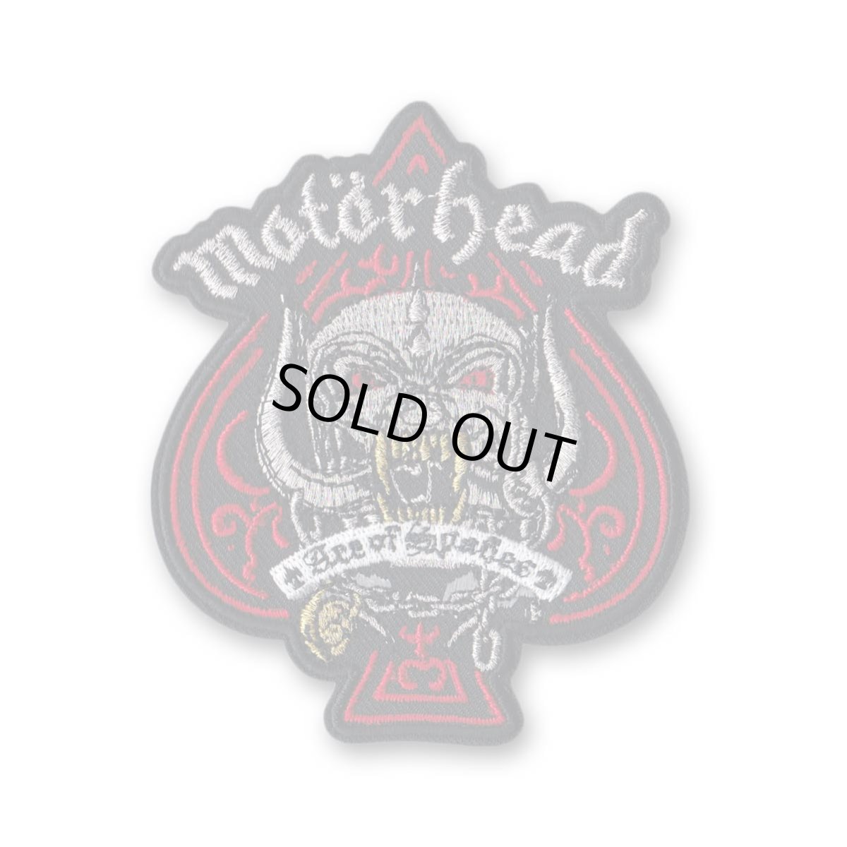画像1: Motorhead アイロンパッチ／ワッペン モーターヘッド Metallic Ace Of Spades (1)