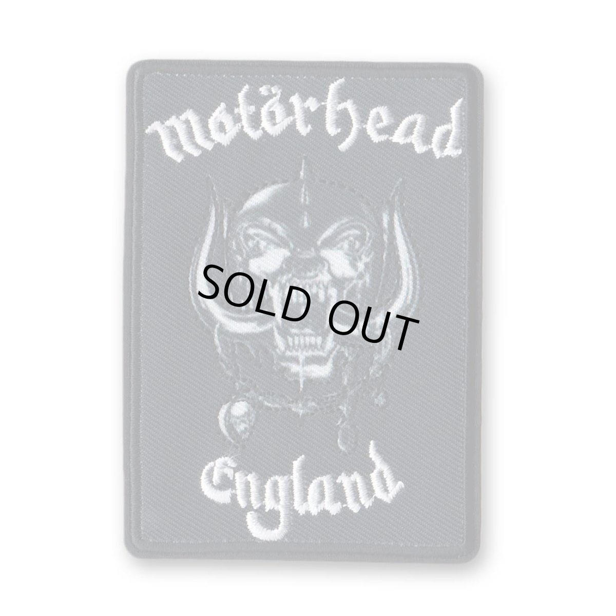 画像1: Motorhead アイロンパッチ／ワッペン モーターヘッド England (1)