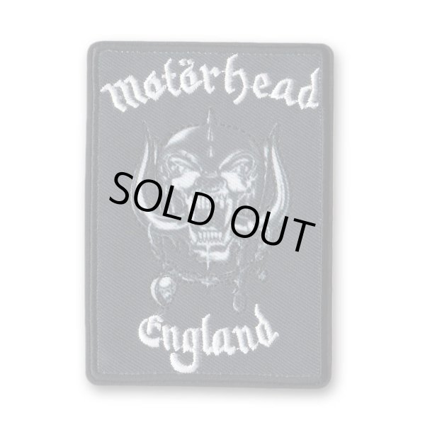 画像1: Motorhead アイロンパッチ／ワッペン モーターヘッド England (1)