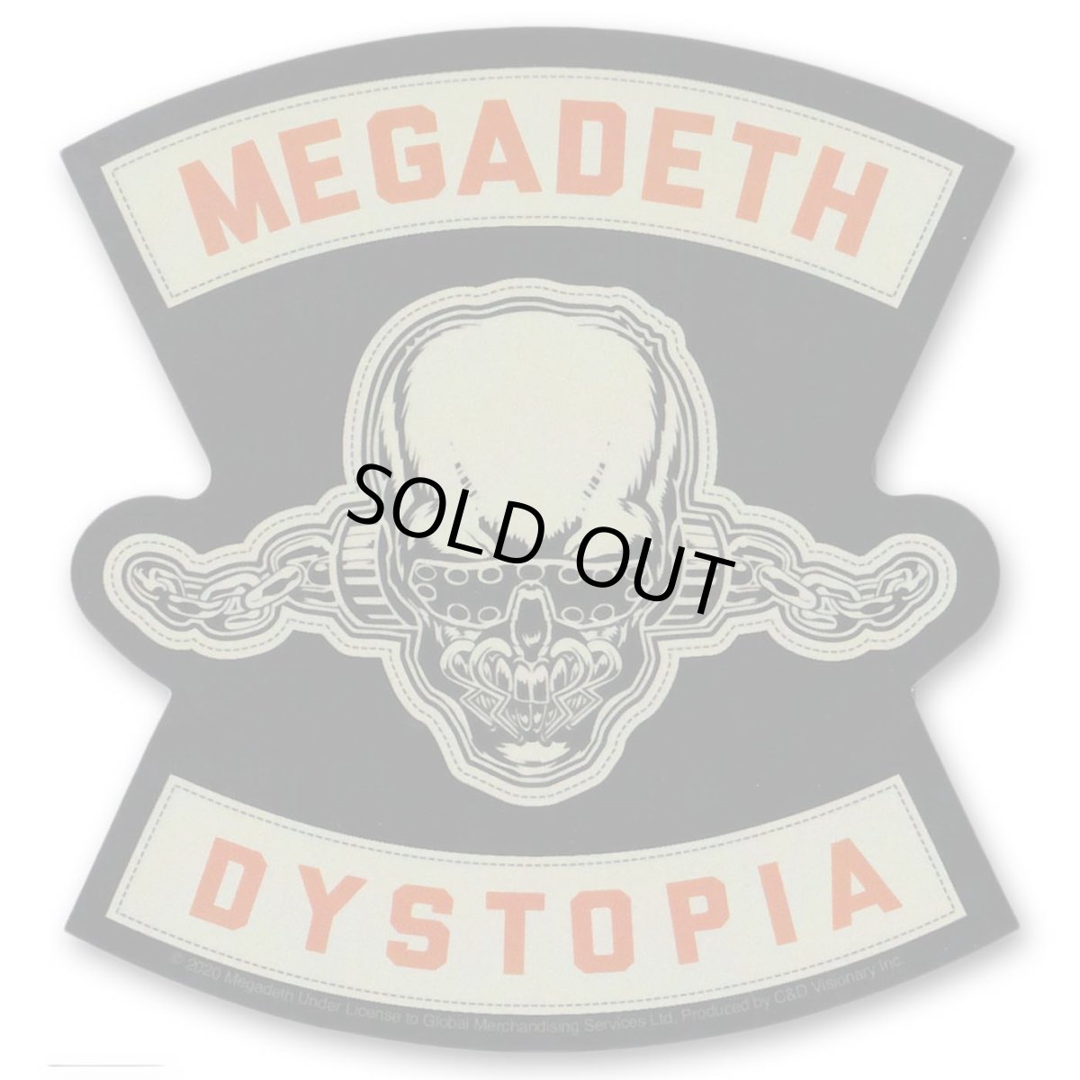 画像1: Megadeth ステッカー メガデス Dystopia (1)