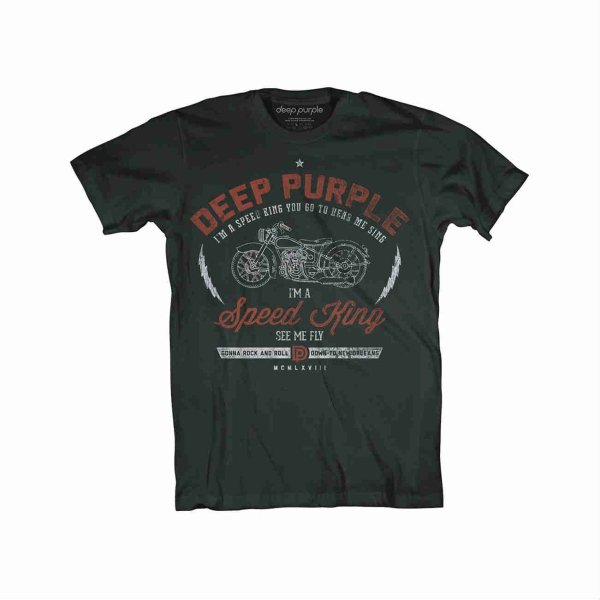 画像1: Deep Purple バンドTシャツ ディープ・パープル Speed King (1)