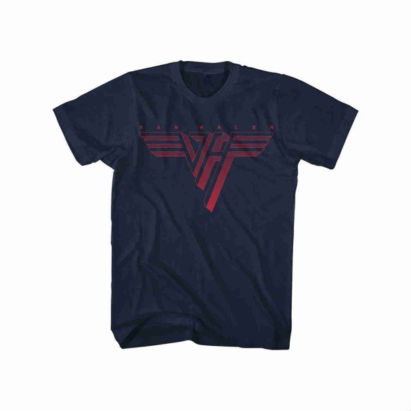 画像1: Van Halen バンドTシャツ ヴァン・ヘイレン Classic Red Logo (1)