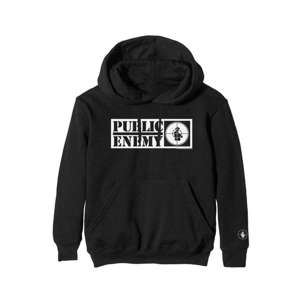 Public Enemy プルオーバーパーカー パブリック・エネミー B&W Logo - バンドTシャツの通販ショップ『Tee-Merch!』