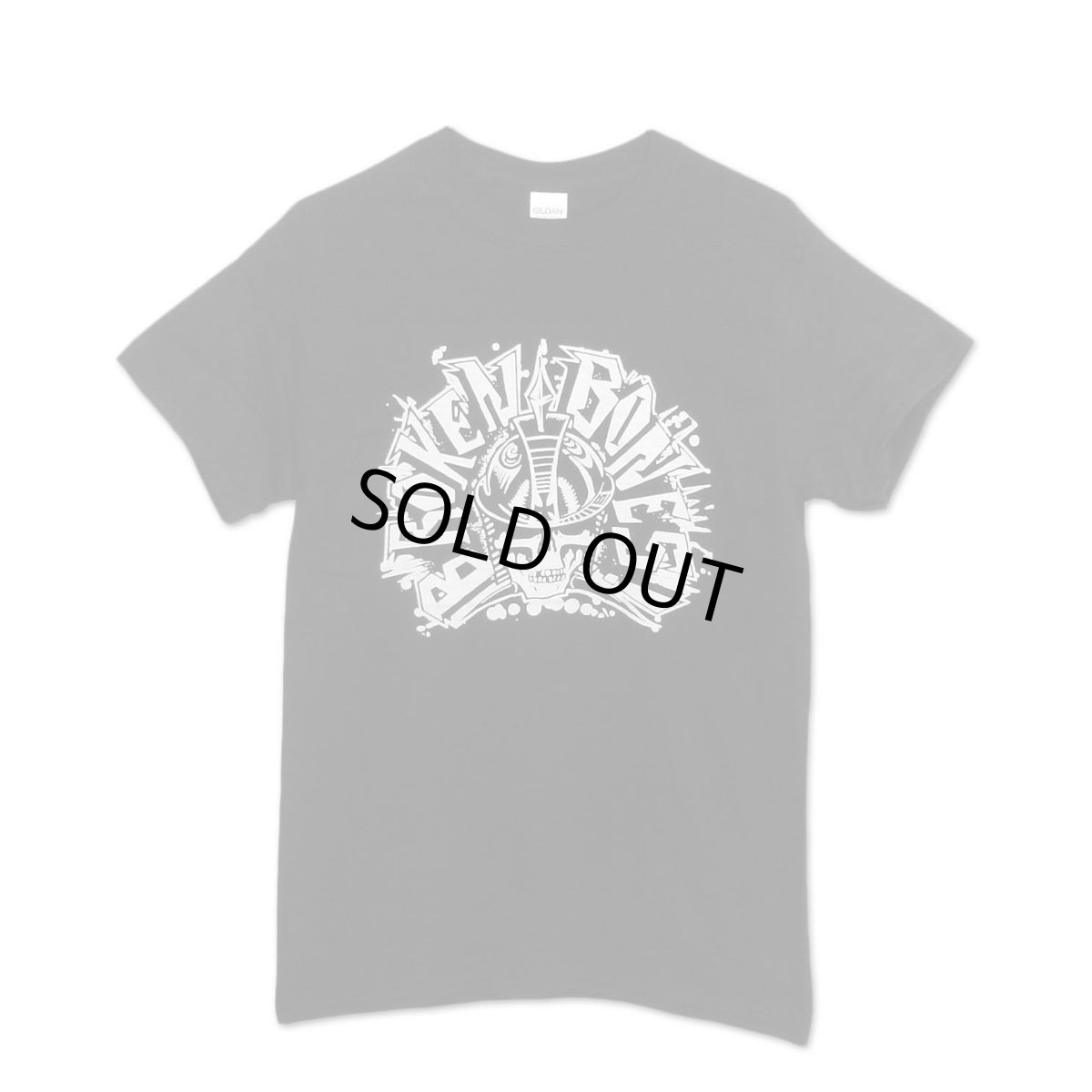 画像1: Broken Bones バンドTシャツ ブロークン・ボーンズ Classic Skull (1)