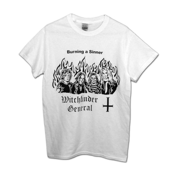 画像1: Witchfinder General バンドTシャツ ウィッチファインダー・ジェネラル Burn A Witch (1)