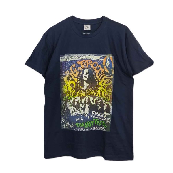 画像1: Big Brother & The Holding Company バンドTシャツ Janis Joplin ジャニス・ジョプリン Selland Arena NAVY (1)