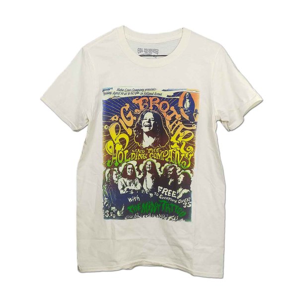 画像1: Big Brother & The Holding Company バンドTシャツ Janis Joplin ジャニス・ジョプリン Selland Arena NATURAL (1)