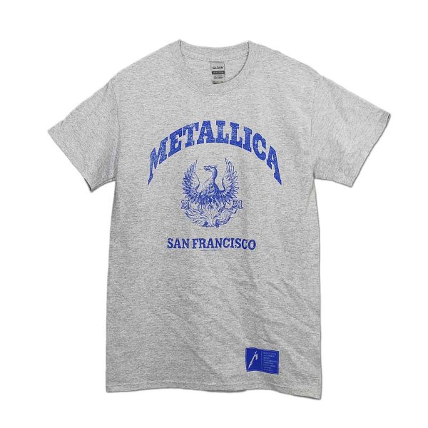 画像1: Metallica バンドTシャツ メタリカ College Crest (1)