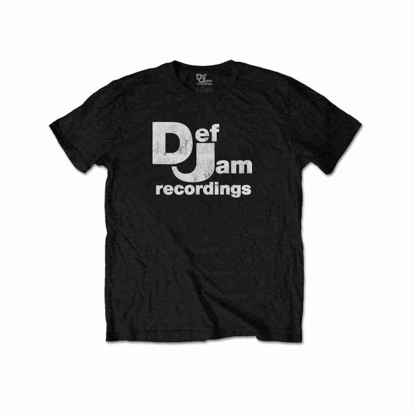 画像1: Def Jam Recordings Tシャツ デフ・ジャム Classic Logo BLACK (1)