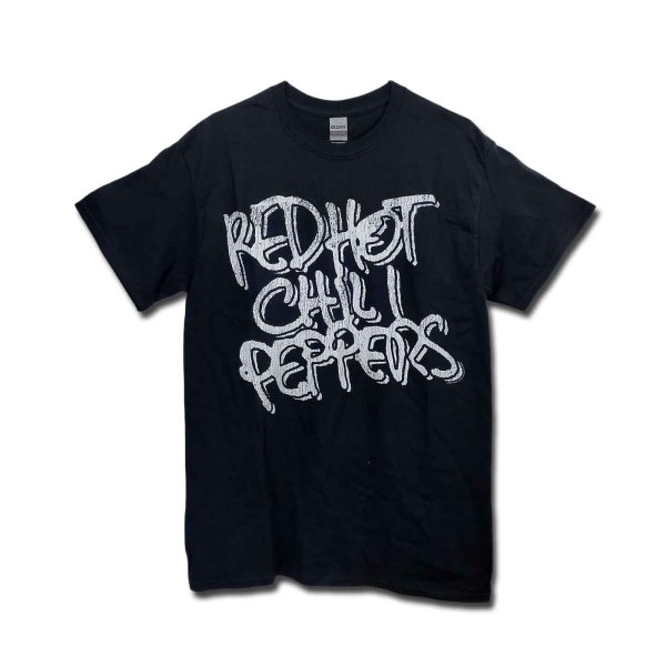 画像1: Red Hot Chili Peppers バンドTシャツ レッド・ホット・チリ・ペッパーズ B&W Logo (1)