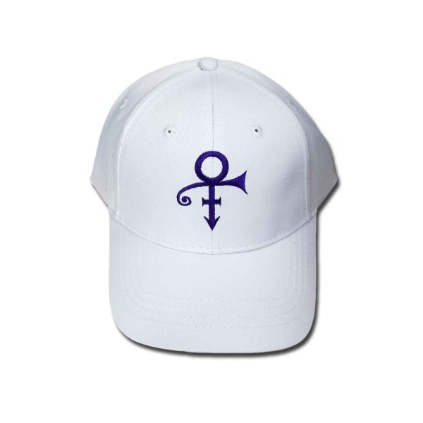 画像1: Prince スナップバックキャップ プリンス Purple Symbol WHITE (1)