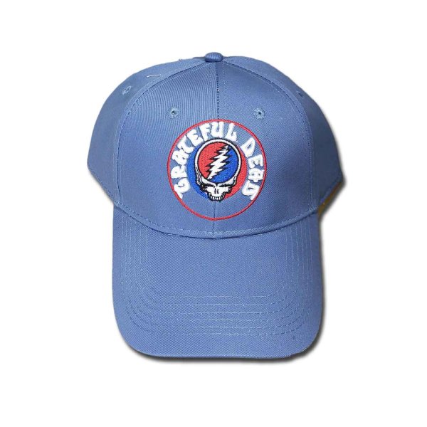 画像1: Grateful Dead スナップバックキャップ グレイトフル・デッド Steal Your Face BLUE (1)