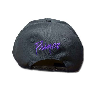 画像1: Prince スナップバックキャップ プリンス Purple Symbol BLACK